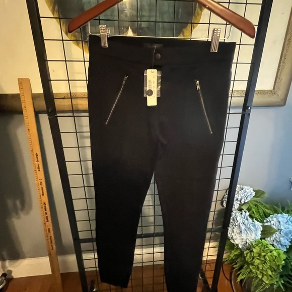 J. Crew Black Women's Pixie skinny Ponte knit Pants - Picture 2 of 6